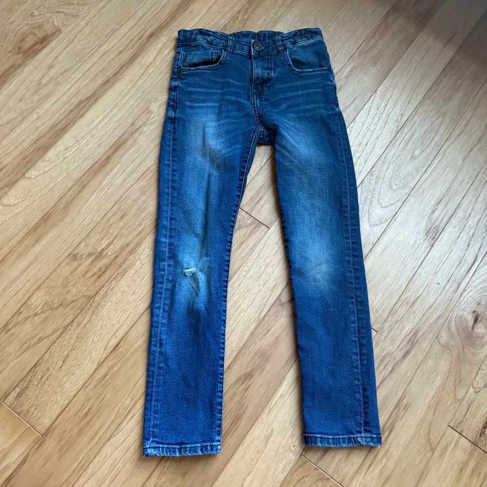 Zara Boys Light Blue Denim Pants